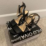 Wild Diva Strappy Black Heels Size 7 Photo 0