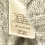 Juicy Couture  Size Small Grey Cárdigan Cashmere Wool Y2K Ruffles Cable Knit Photo 3