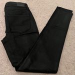 American Eagle 🆕  Leather Coated Black Jegging, Size 2 Regular Hi-Rise Photo 1
