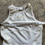 Adidas by Stella McCartney High Neck Open Mesh Activewear Work Out Tank Top S White Photo 7
