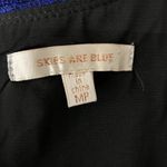 Skies Are Blue  Royal Blue Sleeveless Fit And Flare Textured Dress MP Chic Photo 5