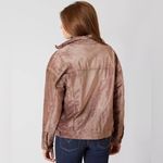 Free People  Velvet Trucker Jacket Photo 3