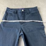 NYDJ Flared Pants Womens Size 4 Blue Relaxed Lift Tuck Slimming Short Casual Photo 8