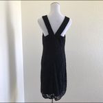 Laundry by Shelli Segal Laundry Shelli Segal Black V Neckline Lace Dress Photo 2