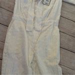 Iorane Laise Lace White Geometric Pattern Jumpsuit Size Large Tie Front NEW Photo 3
