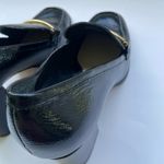 Enzo Angiolini  Black Patent Loafers with Gold Accent Photo 4
