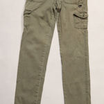 Maurice's Green Cargo Y2K Punk Streetwear Junior Miss Buckle Cotton Pants XXS 1/2 Photo 0