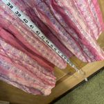 Tahari Women’s Pink and Purple Patterned Dress size M Photo 4