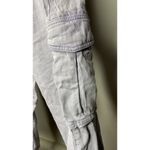 ALLSAINTS Frieda Denim Pants Cargo Women's 12 Washed Purple Grunge Trousers Photo 2