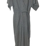 ASOS ‎ jumpsuit short sleeve faux wrap geometric abstract print 6 Photo 0