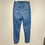 American Eagle  Blue Distressed Curvy Mom Jeans 2 Photo 4
