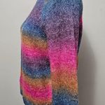 BB Dakota  Ombre Multicolored Wool Blend Crewneck Sweater Size Medium Photo 1