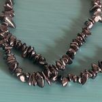 Hematite and Multicolor Chipped Gemstone Bead Necklaces Set Black Photo 4
