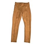 Spanx  Faux Suede Pull On Women's Pants in Rich Caramel Size: M Photo 1
