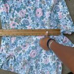 VTG 90s Backroads Blues PLUS SIZE blue pink floral high waist mom denim shorts Photo 9