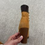 Timberland  Women's Anime Heeled Boots Size Lace Up Wheat Nubuck 3" Heel Photo 7