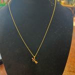 Dogeared  HEART N ARROW GOLD PLATTED NECKLACE Photo 0
