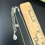 Brighton Retired Silverplated Twirl Collection Twisted Teardrop Pendant Necklace Photo 12