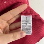 Old Navy 🦋  Red Christmas Tree Waffle Knit Long Sleeve Shirt Casual Holiday XL Photo 2