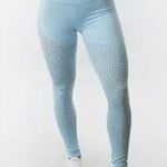 Buffbunny Collection BuffBunny Allure Laser Cut Leggings in Arctic Blue Photo 0