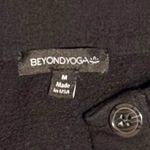 Beyond Yoga Medium Black East Coast 1/4 Button Pullover Henley Relaxed Fit Warm Photo 2