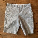Banana Republic pin tuck Ryan fit flat front Bermuda size 10 shorts Photo 0