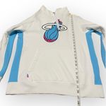 Nike Miami Heat Vice Hoodie Women’s L White Blue Pink NBA Sweatshirt Photo 4