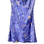 ZARA  Sun Moon & Stars Lilac Satin Drape Neck Mini Slip Dress Size Small NEW NWOT Photo 9