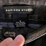 Madison Studio denim skirt with flair detail Black Size 16 Photo 4