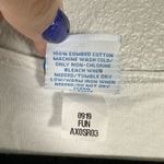 Crazy Shirts Hawaii White Floral Bold Bright Boxy Long Crop Blouse Size Large Photo 4