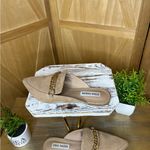Steve Madden Women’s Tan Mules with Minimalist Design Size 6.5 Photo 2