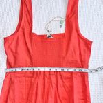 Show Me Your Mumu MUMU linen cora dress in tangerine Photo 5