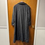 Pendleton Vtg Vintage Wool Long Coat Trench Grey Gray 18 READ Photo 11