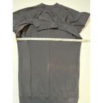 H&M Charcoal Gray Ruched Long Sleeves Sweatshirt Mini Dress Sz S Women Photo 3