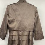 Eliza J Gray 2 Piece Formal Dress Jacket Set Beaded Tiered Gown Womens Size 8 Photo 3