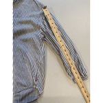 Levi's Shirt Women XS Grey Button Up Striped 100% Cotton Workwear Travel Casual Photo 4