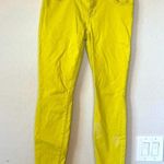 CAbi Womens Skinny Jeans Size 4 Citron Yellow Denim Stretch #5084 Photo 0