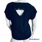 Pleione  cut out back V neck tee Photo 2