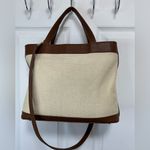 Etienne Aigner  Brown and Cream Tote Bag /Crossbody bag Photo 2
