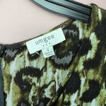 Umgee  Romper Shorts Womens Small Animal Leopard Lace‎ Up Front Boho Casual Chic Photo 4