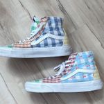 Vans Sk8-Hi Tapered Skate Shoe Gingham Color-Block Women’s size 9/Men’s 7.5 Photo 9
