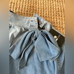 STYLEWE Light Blue Bow Design Denim Pullover Top NWT size S Photo 6