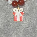 2pack Christmas Bracelets Beaded‎ Stretchable Red White New Handmade Gift Idea Photo 2