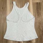 Athleta  Grey Ribbed Tank Top Athletic Women’s Large Photo 2