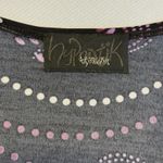 Hypnotik Black Swirl Print Faux Wrap Dress 3/4 Sleeve Women's Size Medium Photo 4