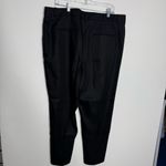 Ann Taylor NWOT  The High Rise Ankle Dress Pants In Linen‎ Twill In Black Size 18 Photo 5