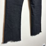 Pilcro and the Letterpress Pilcro High‎ Rise Flare Washed Black Jeans Photo 8
