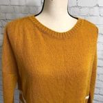 SO  Chunky Orange Ivory Crew Neck Sweater Size M Photo 1