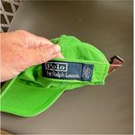 Ralph Lauren Polo by  Bright Green Cap with Pink Emblem Photo 10