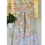Audrey 3+1 Floral Wide Leg Pants Women's Colorful Boho Retro Lounge Photo 0